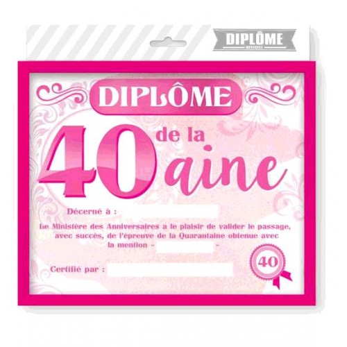 CADRE DIPLOME 40AINE FEMME