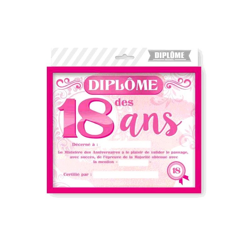 CADRE DIPLOME 18ANS FEMME