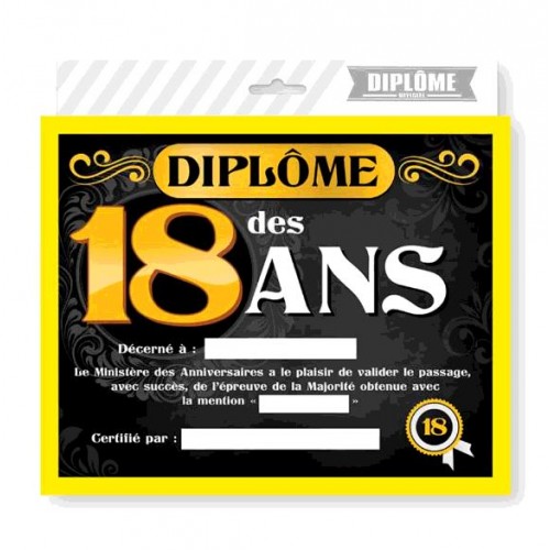 CADRE DIPLOME 18ANS HOMME