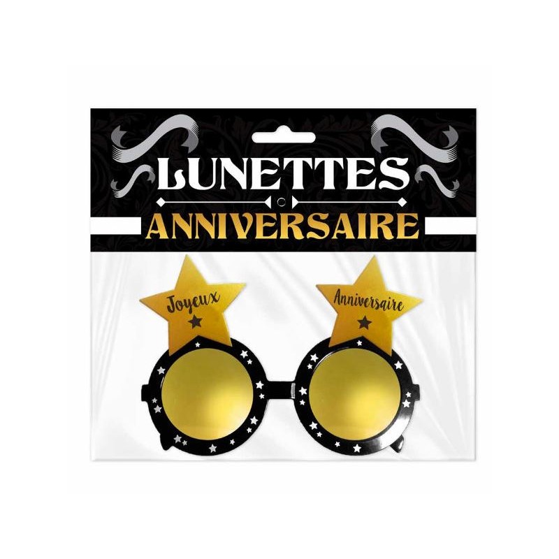 LUNETTES ETOILE JOYEUX ANNIVERSAIRE