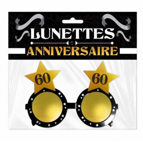 LUNETTES ETOILE ANNIVERSAIRE 60 AINE