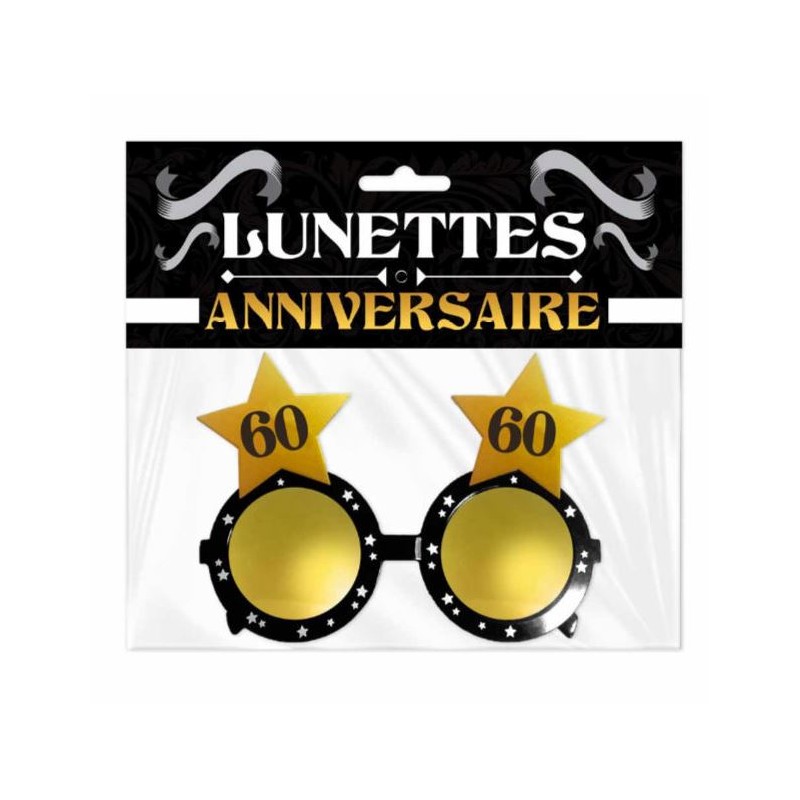 LUNETTES ETOILE ANNIVERSAIRE 60 AINE