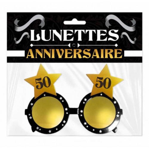 LUNETTES ETOILE ANNIVERSAIRE  50 AINE