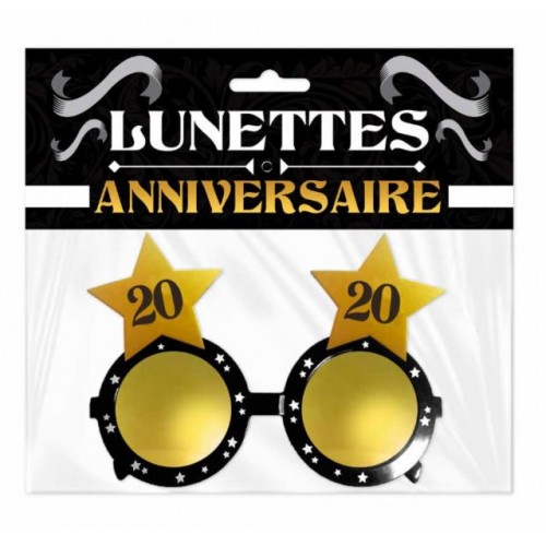 LUNETTES ETOILE ANNIVERSAIRE 20 AINE