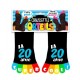 CHAUSSETTE A ORTEIL 20 MULTICOLORE