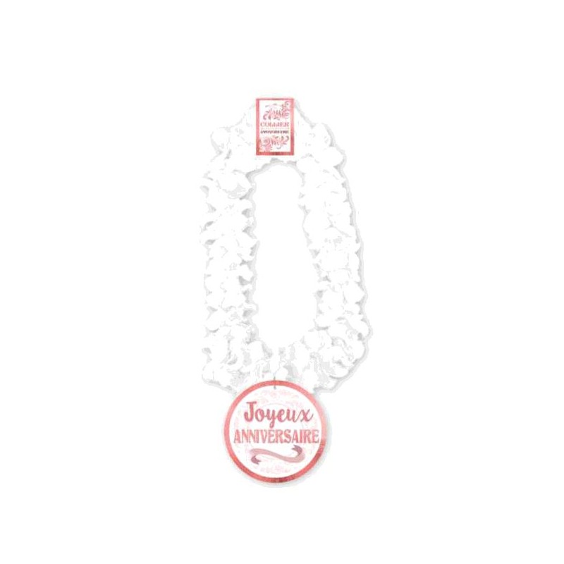 COLLIER FLEUR ANNIVERSAIRE FEMME