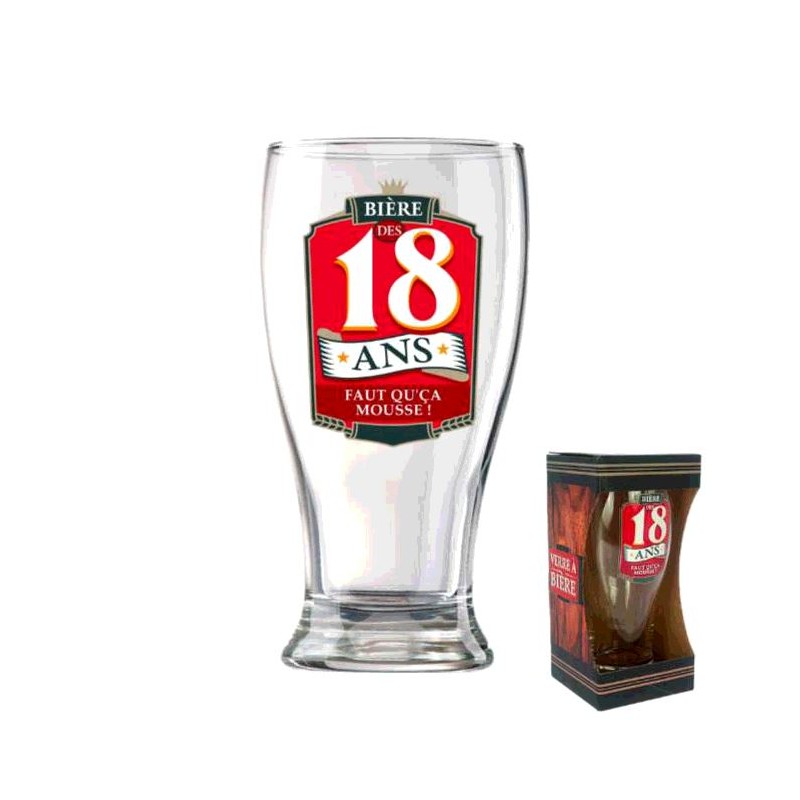 VERRE A BIERE 18 ANS