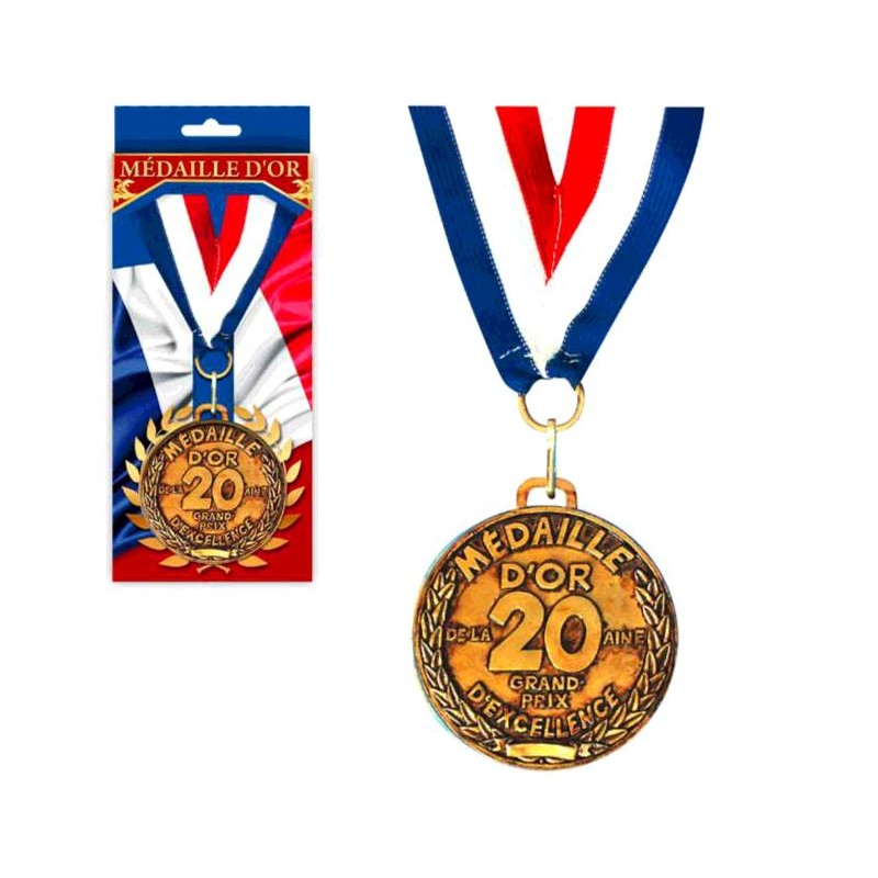 MEDAILLE D'OR 20 ANS