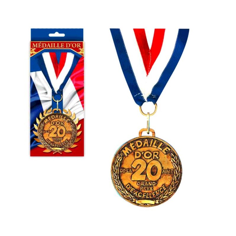 MEDAILLE D'OR 20 ANS