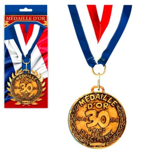 MEDAILLE D'OR 30 ANS