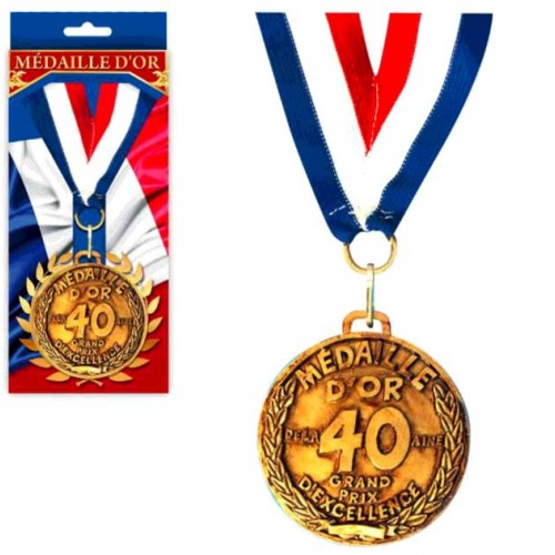 MEDAILLE D'OR 40 ANS