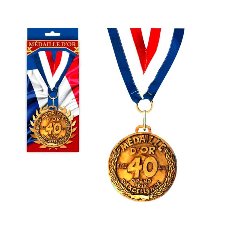 MEDAILLE D'OR 40 ANS