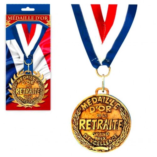 MEDAILLE D'OR RETRAITE