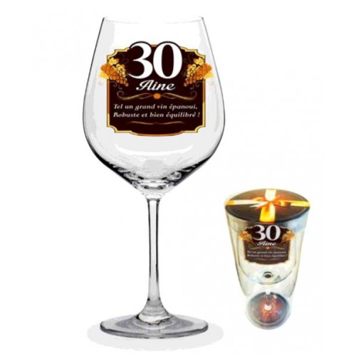 VERRE A VIN 30AINE