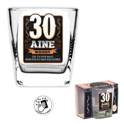 VERRE WHISKY 30 ANS