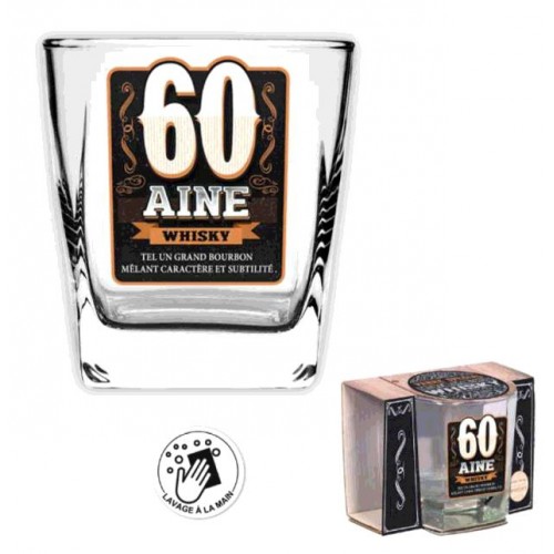 VERRE WHISKY 60 ANS