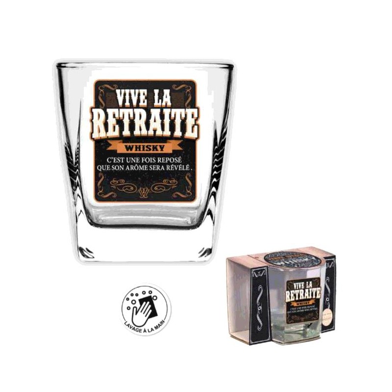 VERRE WHISKY RETRAITE