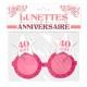 LUNETTES ETOILE ANNIVERSAIRE 40 AINE