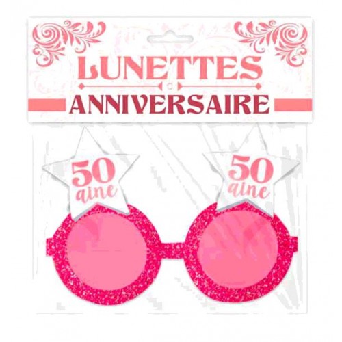 LUNETTES ETOILE ANNIVERSAIRE 50 AINE