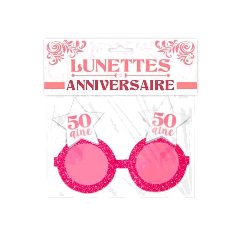 LUNETTES ETOILE ANNIVERSAIRE 50 AINE