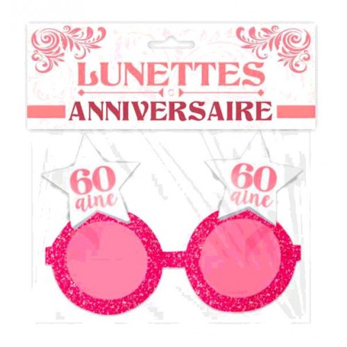 LUNETTES ETOILE ANNIVERSAIRE 60 AINE