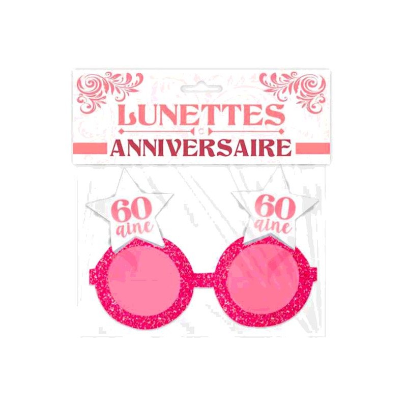 LUNETTES ETOILE ANNIVERSAIRE 60 AINE