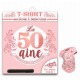 TEE SHIRT ANNIVERSAIRE 50 ANS FEMME