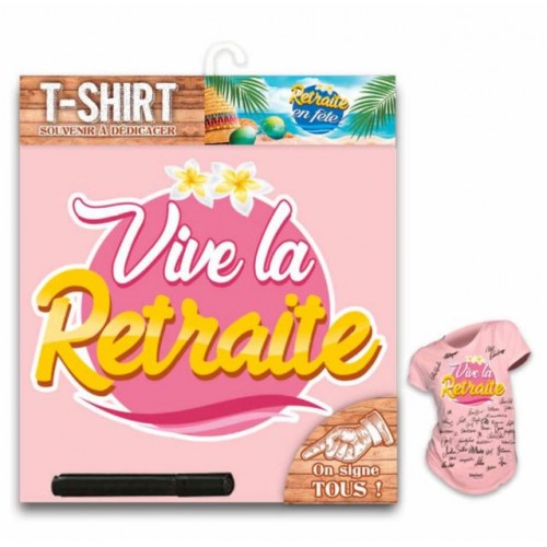 TEE SHIRT RETRAITE FEMME