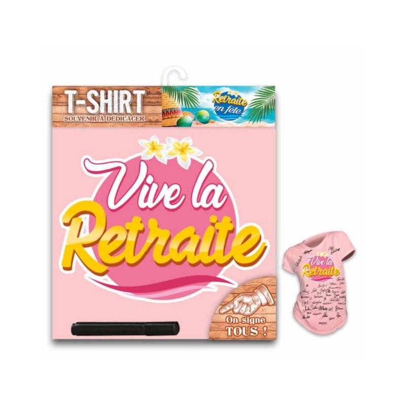 TEE SHIRT RETRAITE FEMME