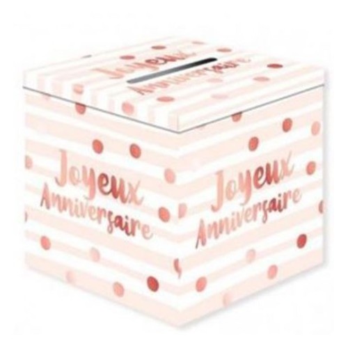 URNE ANNIVERSAIRE PARTY BLUSH