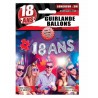 GUIRLANDE BALLON 18 ANS HOMME