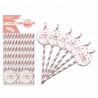 12 PAILLES ANNIVERSAIRE PARTY BLUSH