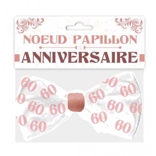 NOEUD PAPILLON 60 ANS FEMME