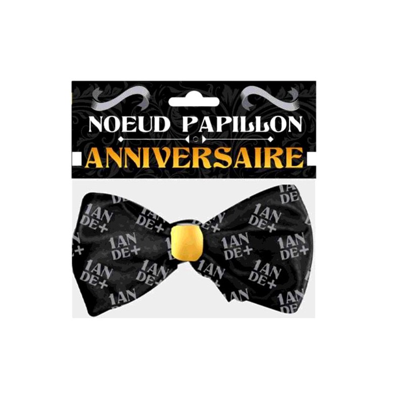 NOEUD PAPILLON ANNIVERSAIRE HOMME