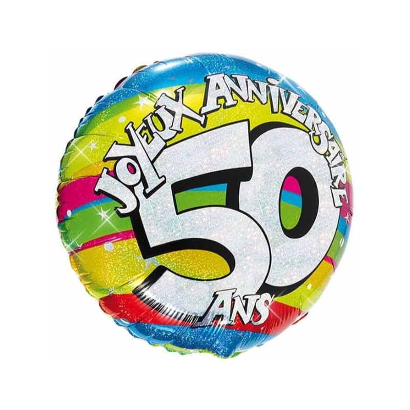 BALLON HELIUM 50 ANS