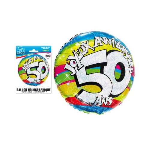 BALLON HELIUM 50 ANS