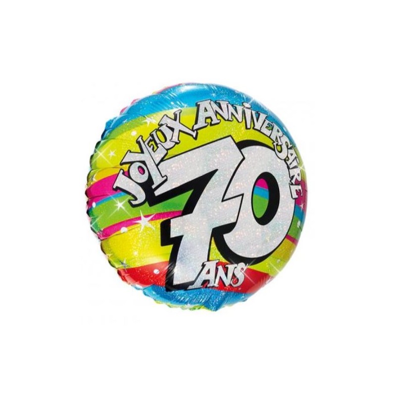 BALLON HELIUM 70 ANS