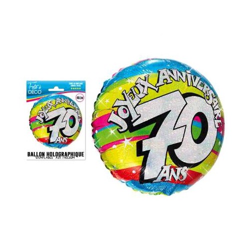 BALLON HELIUM 70 ANS