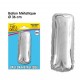 BALLON METAL ARGENT LETTRE I