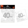 SERVIETTES DE TABLE 40 ANS 3 PLIS