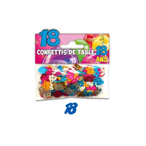 CONFETTIS TABLE 18 ANS