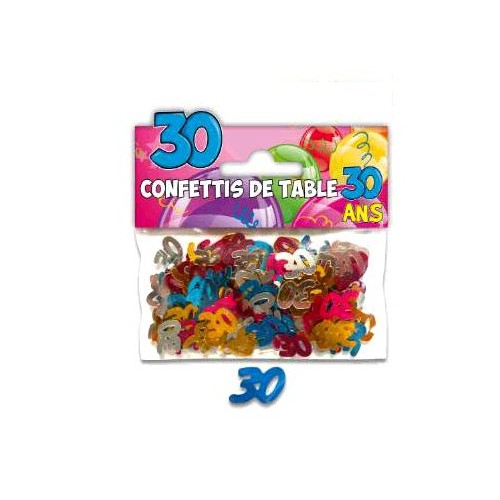 CONFETTIS TABLE 30 ANS