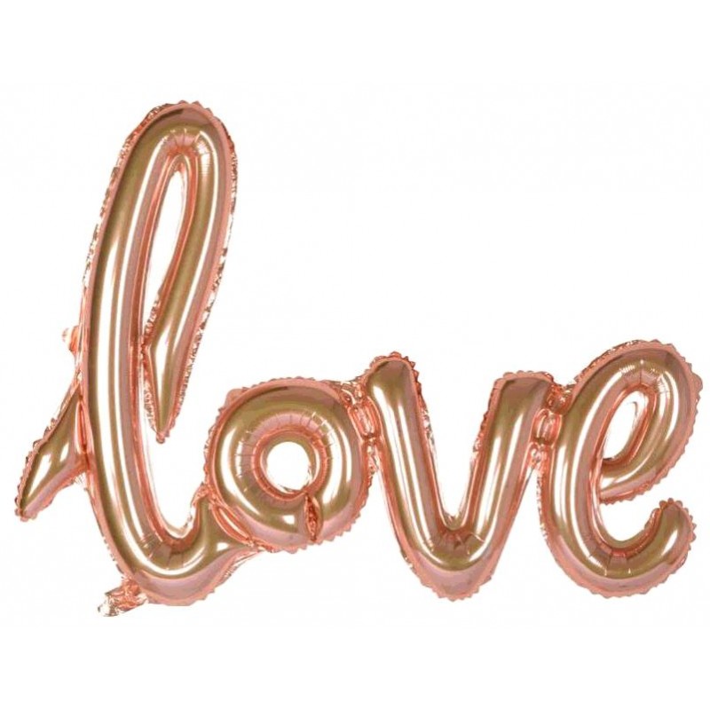 BALLON LOVE ROSE GOLD