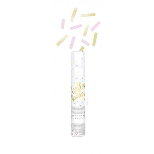 CANON CONFETTIS ROSE/OR HELLO BABY