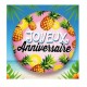 BALLON ALU JOYEUX ANNIVERSAIRE ANANAS