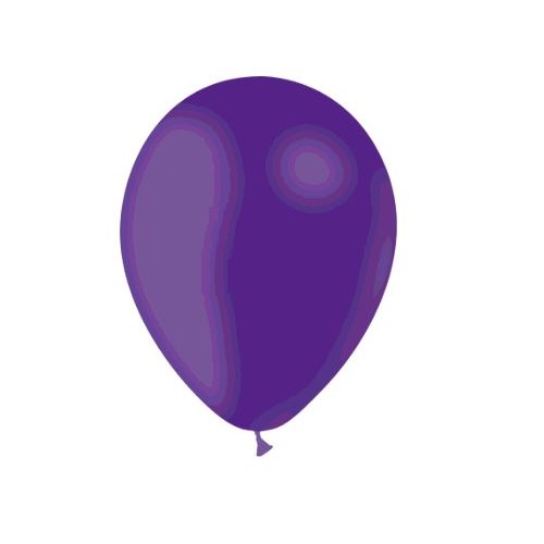 12 BALLONS VIOLET DIAMETRE 28CM - Ouest Fetes