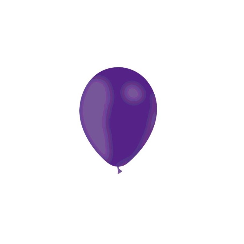 12 BALLONS VIOLET DIAMETRE 28CM