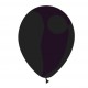 12 BALLONS NOIR DIAMETRE 28 CM