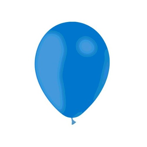 12 BALLONS BLEU ROI DIAMETRE 28CM