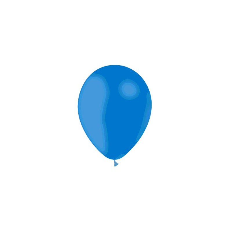 12 BALLONS BLEU ROI DIAMETRE 28CM